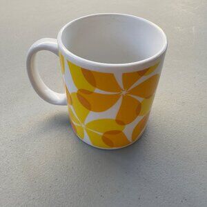 Honolulu Island Heritage Plumeria Sun Mug Yellow orange sunny feels